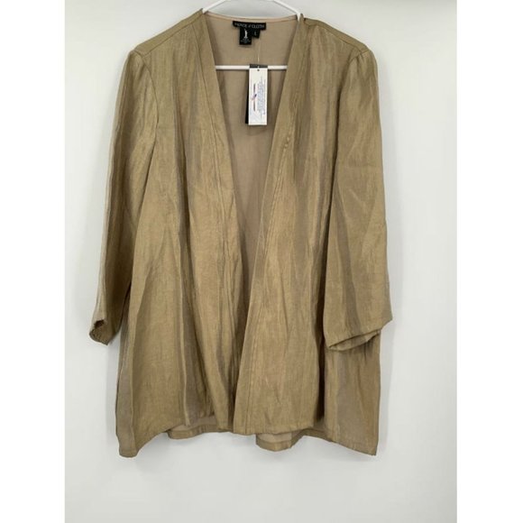 New Peace Of Cloth Celeste Open Front Jacket Small S - Picture 3 of 11